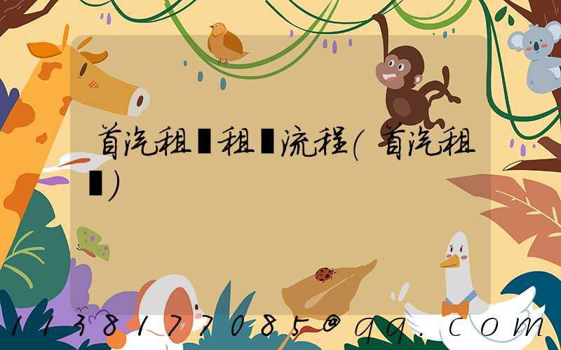 首汽租車租車流程(首汽租車)